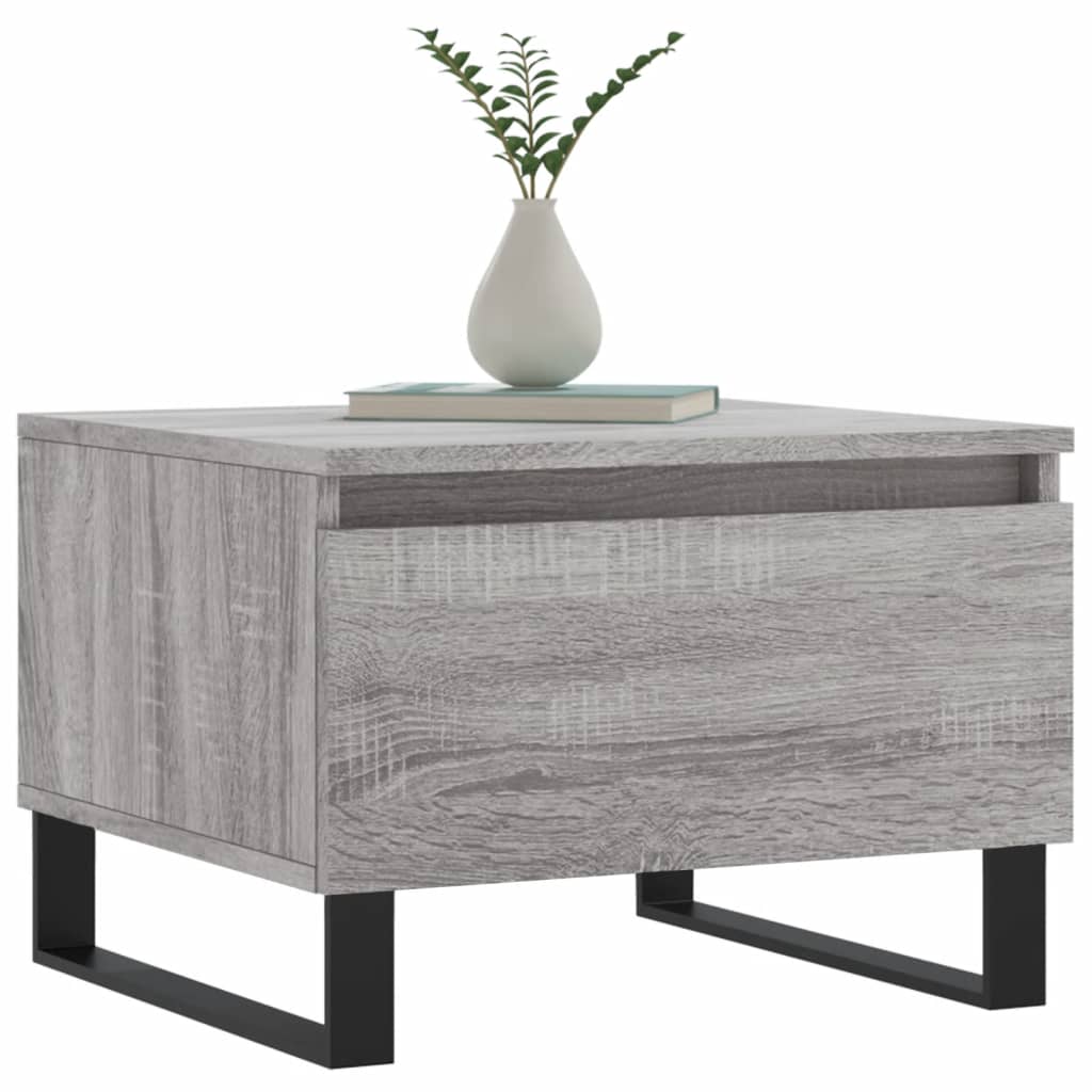Salongbord Sofabord Sonoma Grå 2 stk 50x46x35 cm