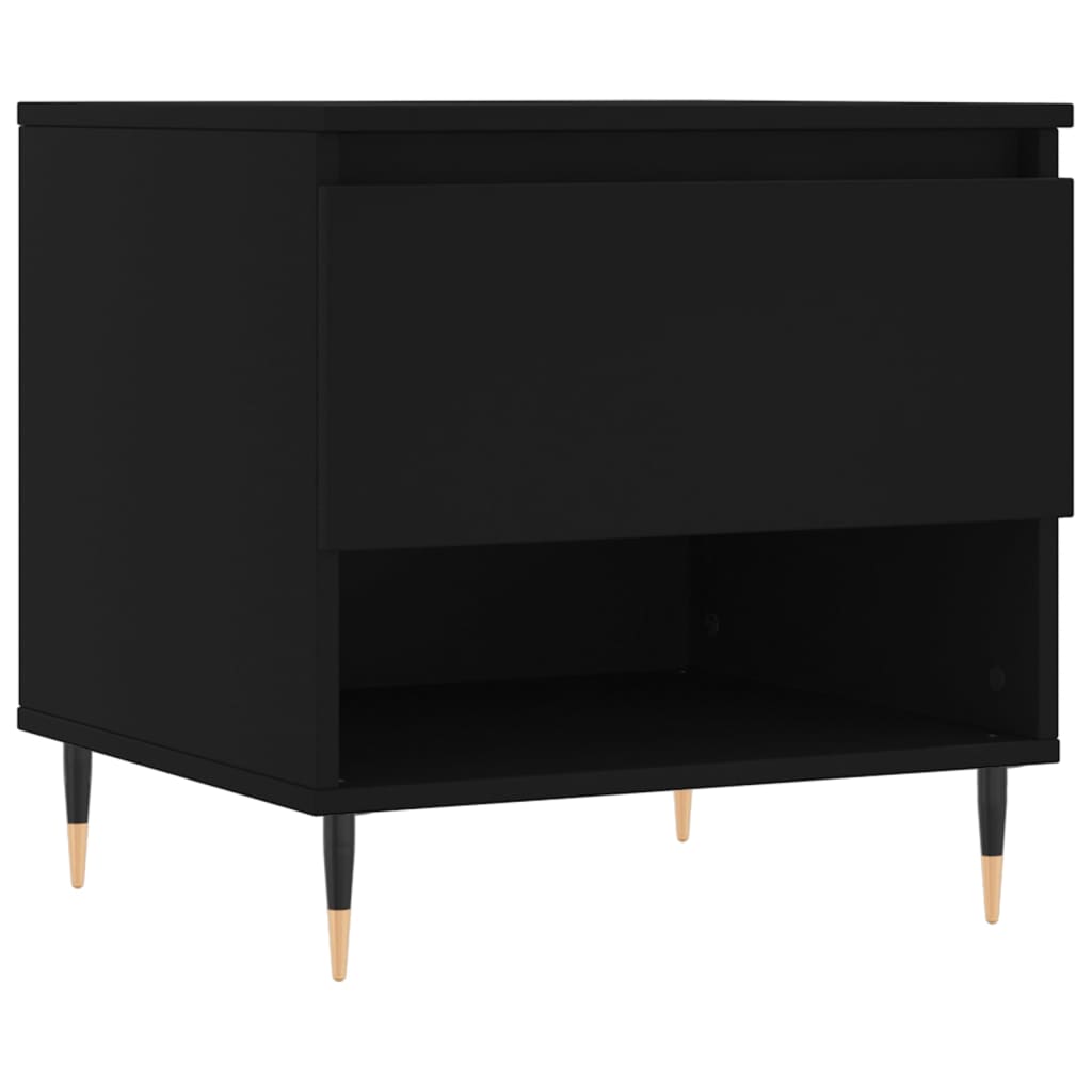 Salongbord Sofabord Svart 2 stk 50x46x50 cm