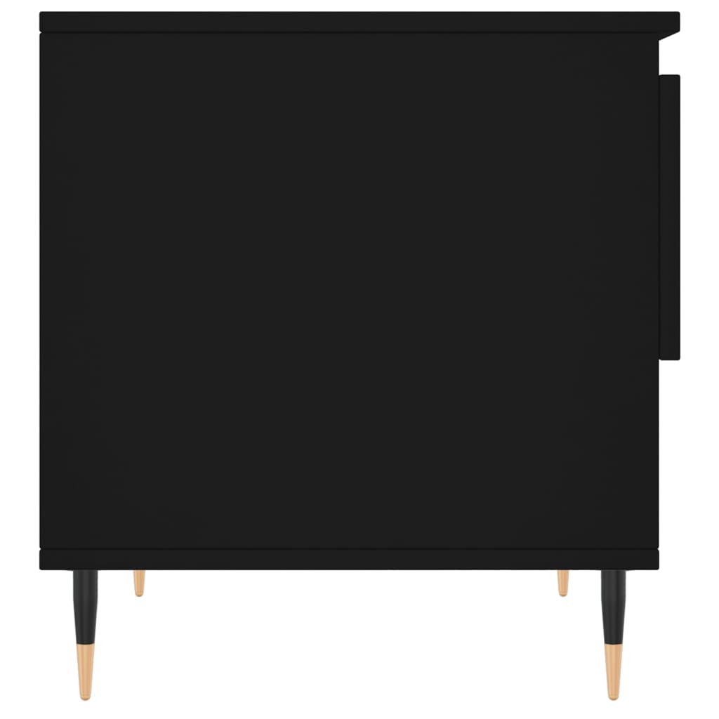 Salongbord Sofabord Svart 2 stk 50x46x50 cm