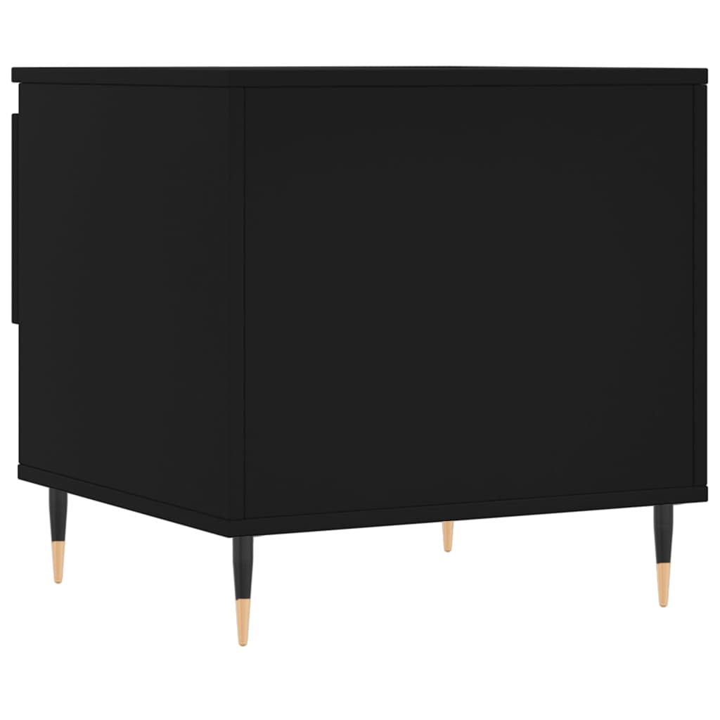 Salongbord Sofabord Svart 2 stk 50x46x50 cm