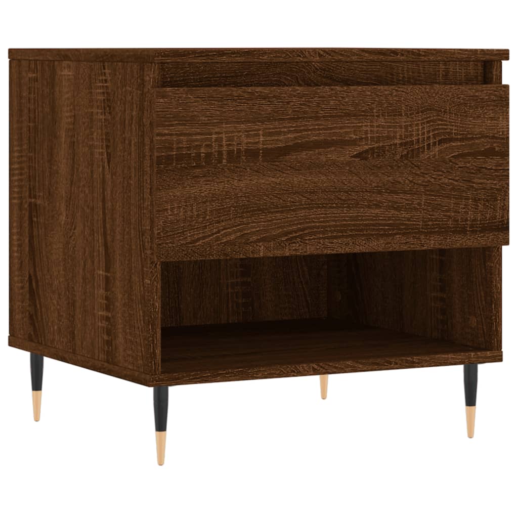 Salongbord Sofabord Brun Eik 2 stk 50x46x50 cm