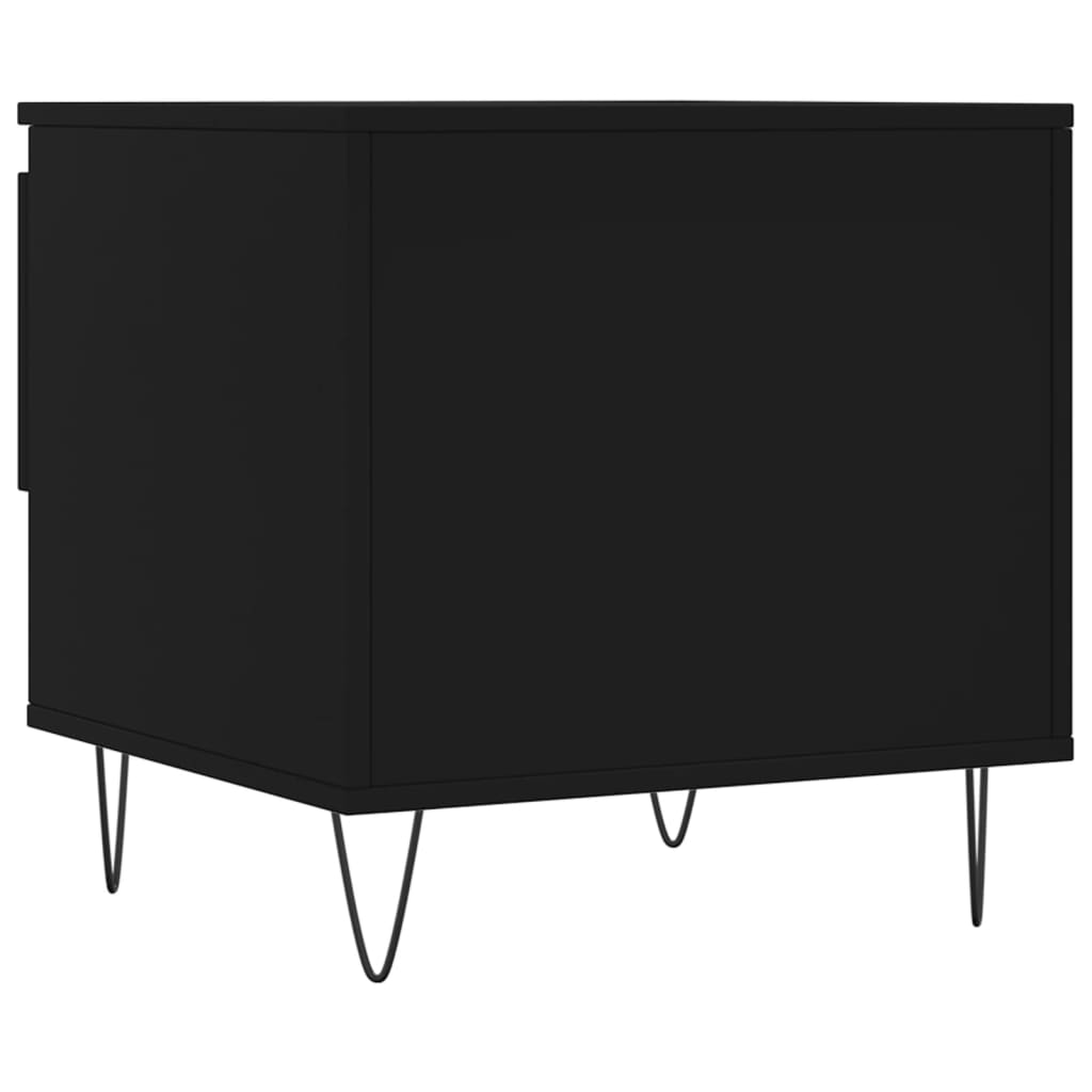 Salongbord Sofabord Svart 2 stk 50x46x50 cm