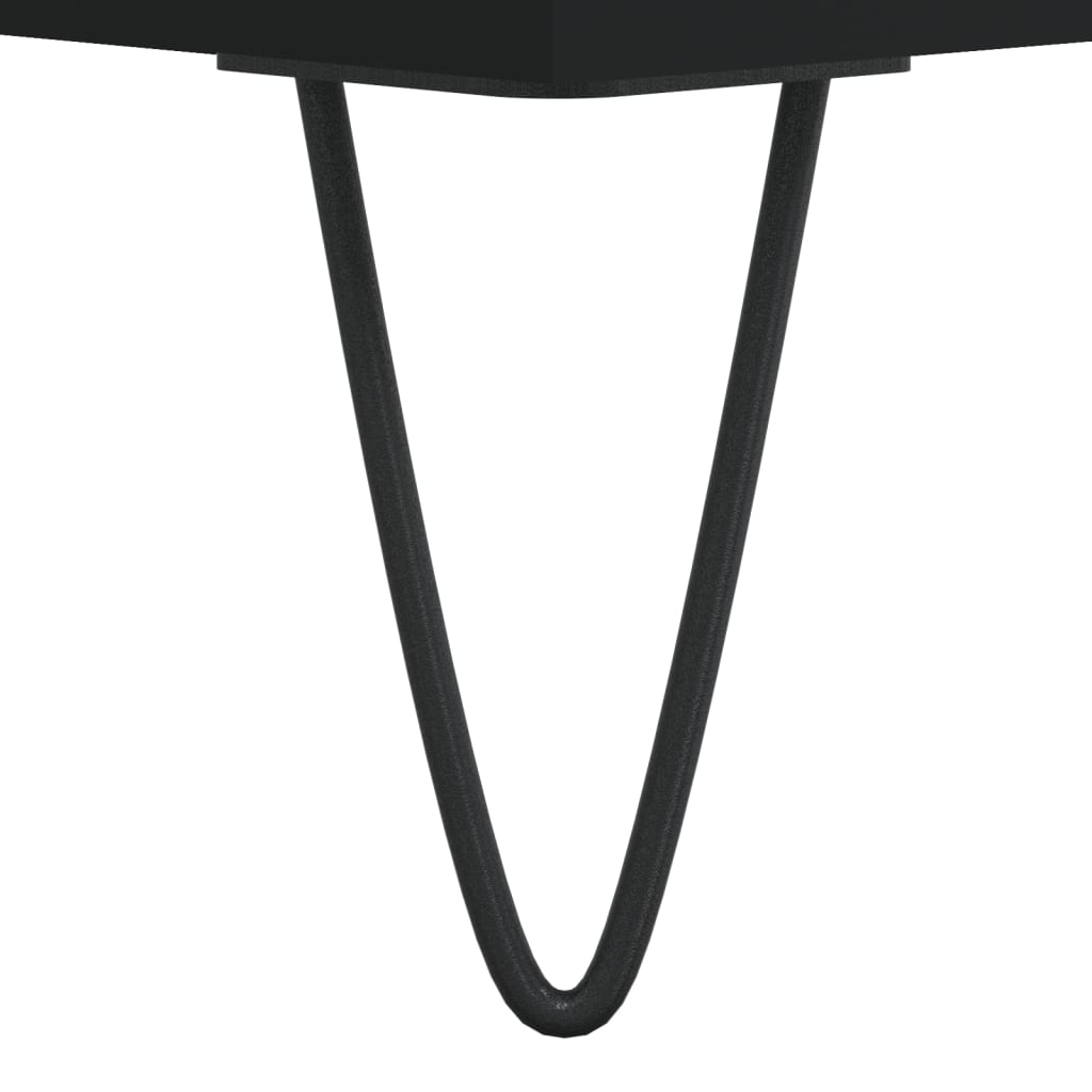Salongbord Sofabord Svart 2 stk 50x46x50 cm