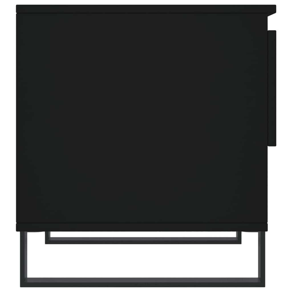 Salongbord Sofabord Svart 2 stk 50x46x50 cm