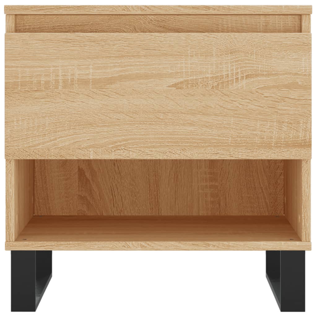 Salongbord Sofabord Sonoma Eik 2 stk 50x46x50 cm