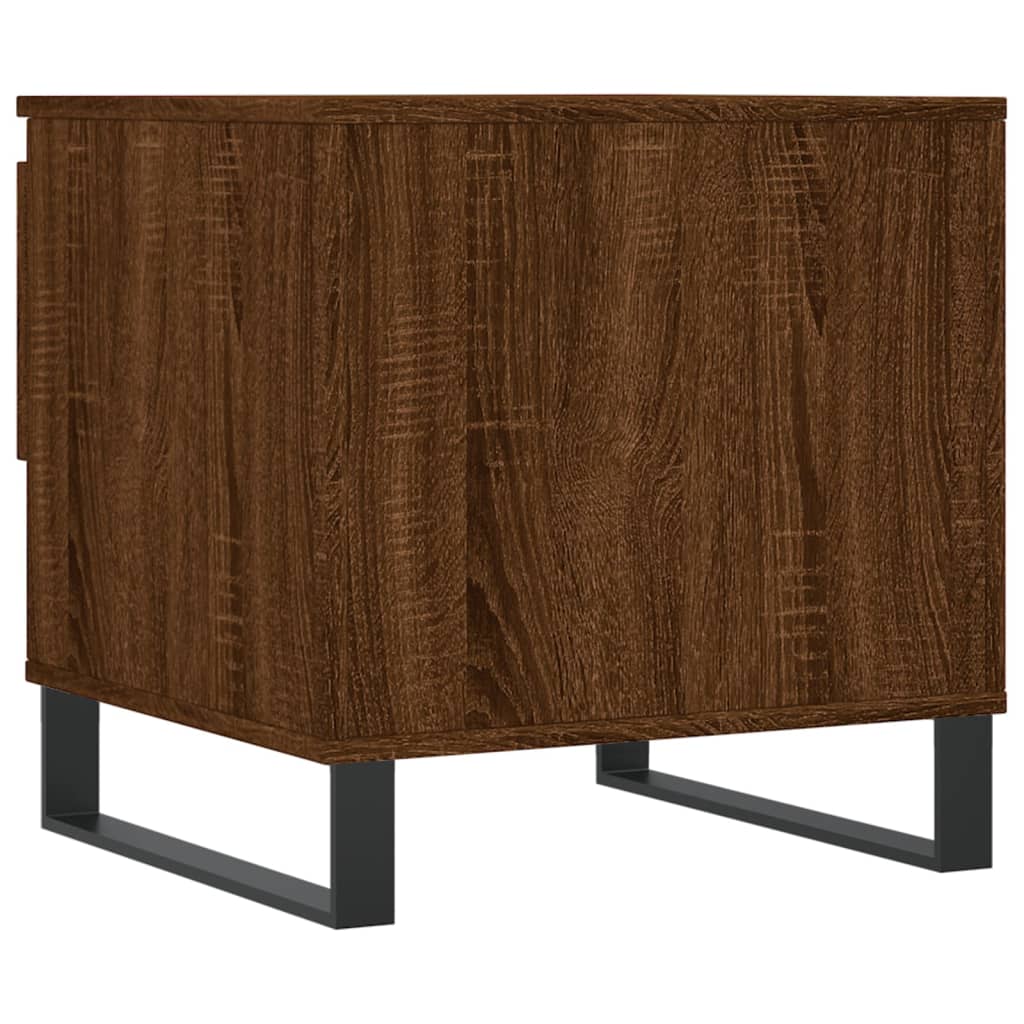 Salongbord Sofabord Brun Eik 2 stk 50x46x50 cm