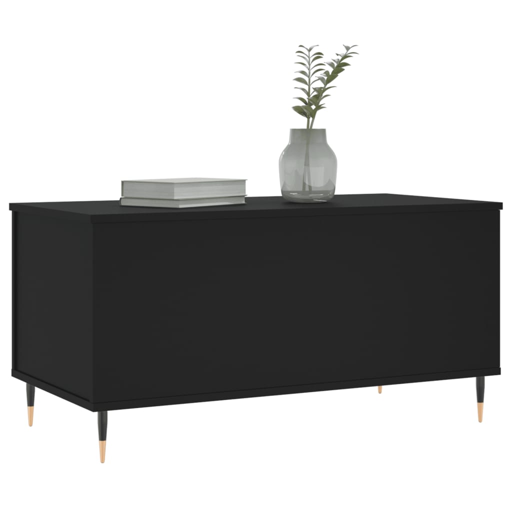 Salongbord Sofabord Svart 90x44,5x45 cm