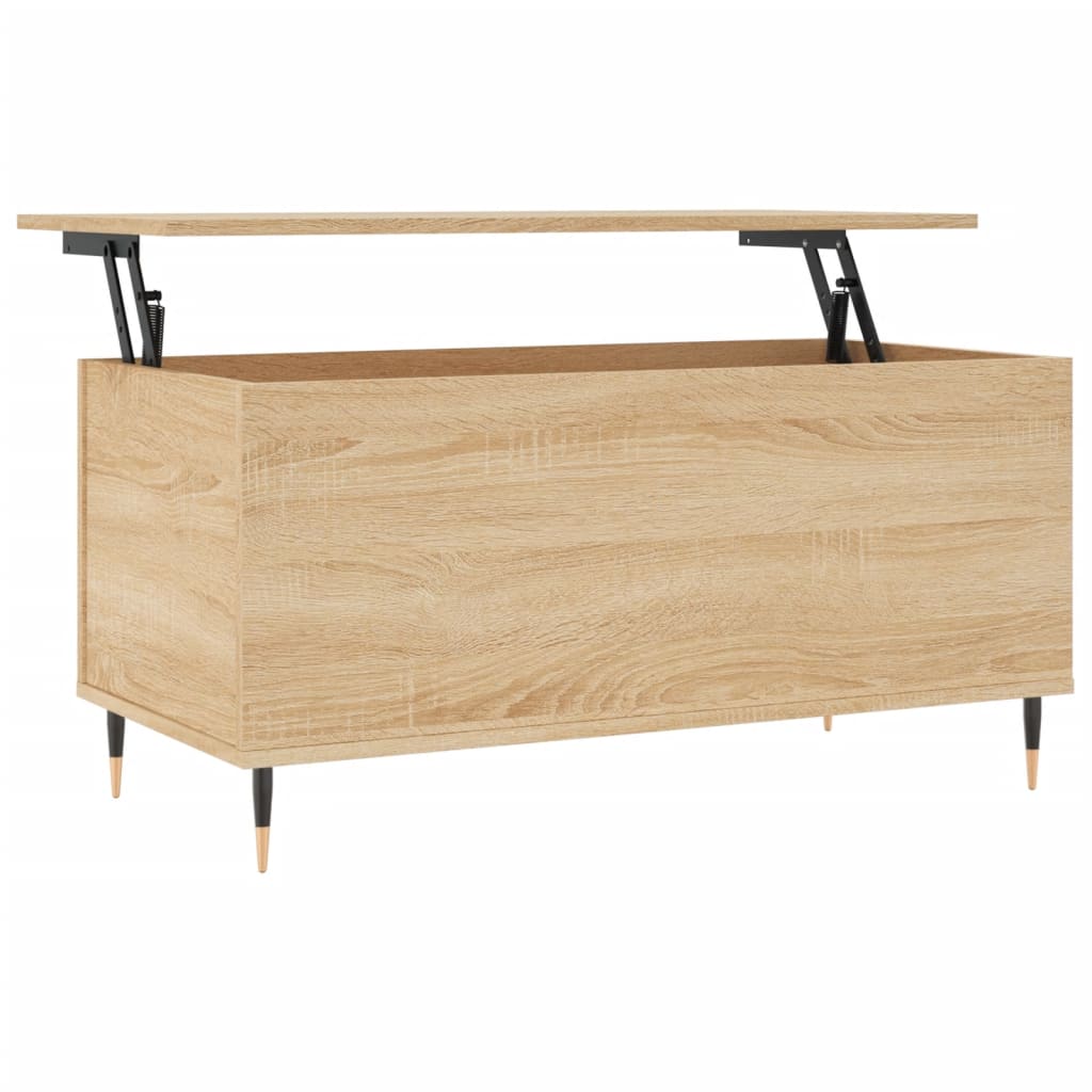Salongbord Sofabord Sonoma Eik 90x44,5x45 cm
