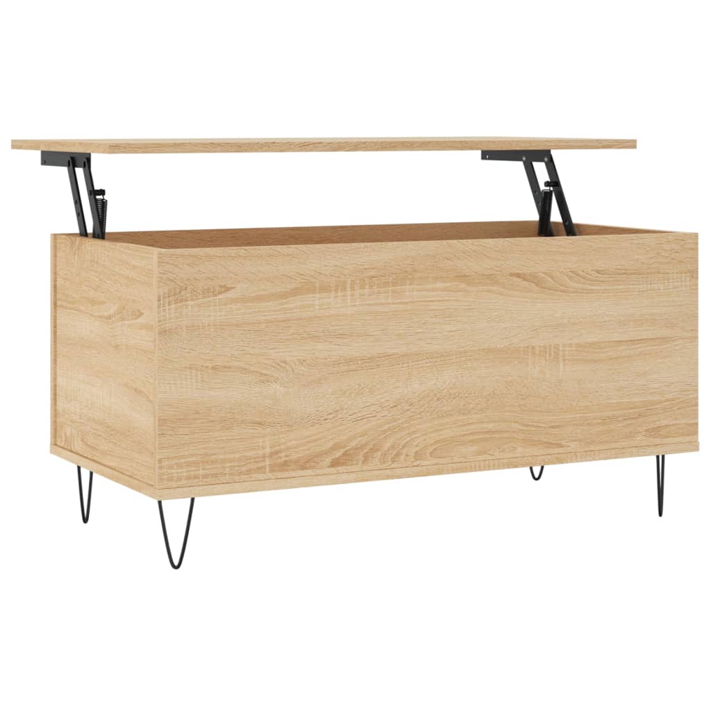 Salongbord Sofabord Sonoma Eik 90x44,5x45 cm