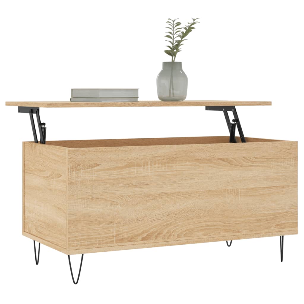 Salongbord Sofabord Sonoma Eik 90x44,5x45 cm