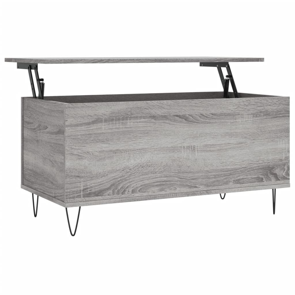 Salongbord Sofabord Sonoma Grå 90x44,5x45 cm