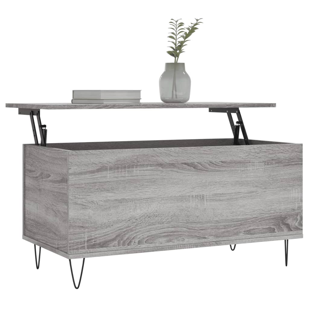 Salongbord Sofabord Sonoma Grå 90x44,5x45 cm