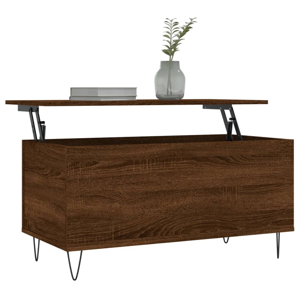 Salongbord Sofabord Brun Eik 90x44,5x45 cm