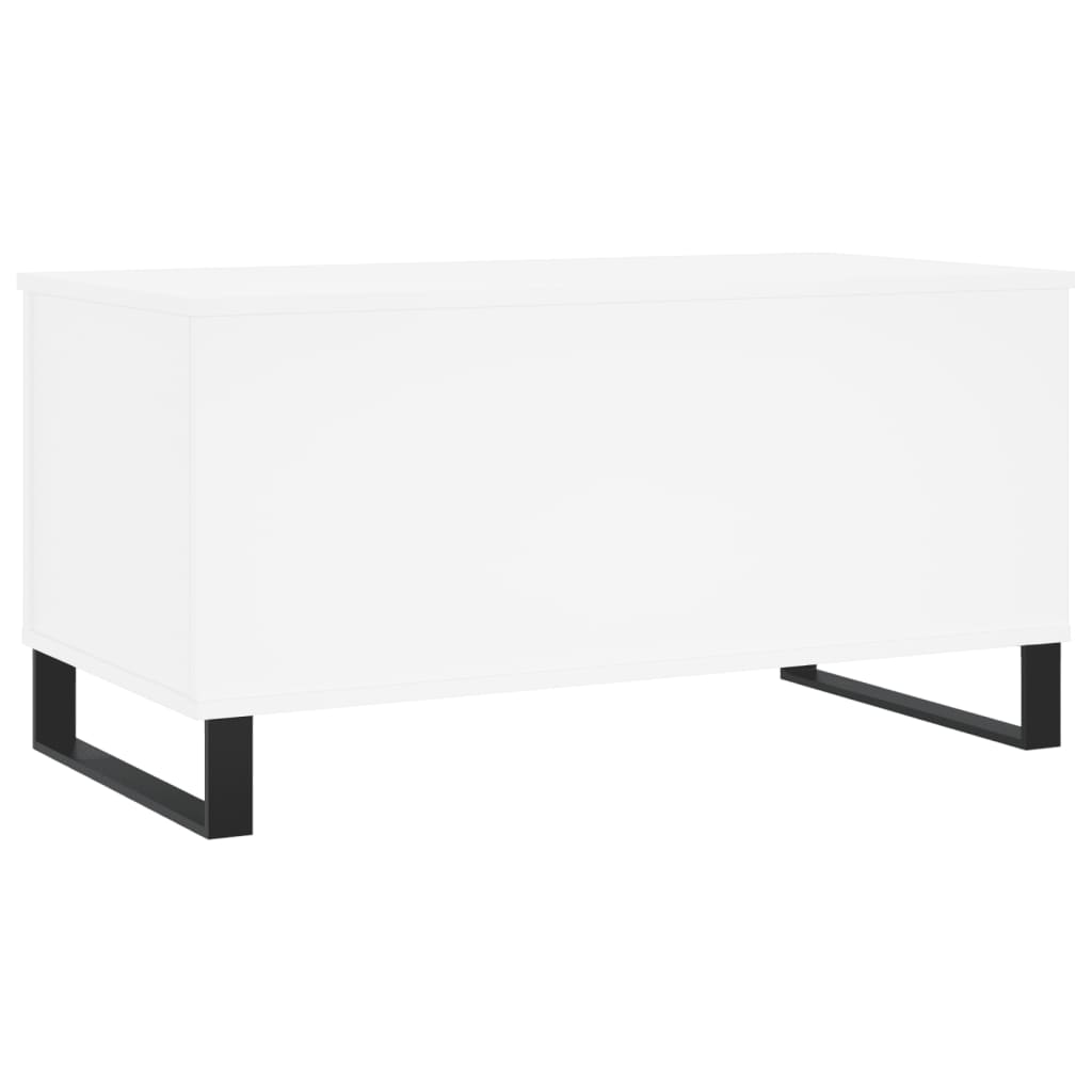 Salongbord Sofabord Hvit 90x44,5x45 cm
