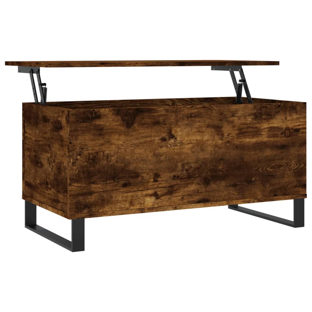 Salongbord Sofabord Røkt Eik 90x44,5x45 cm