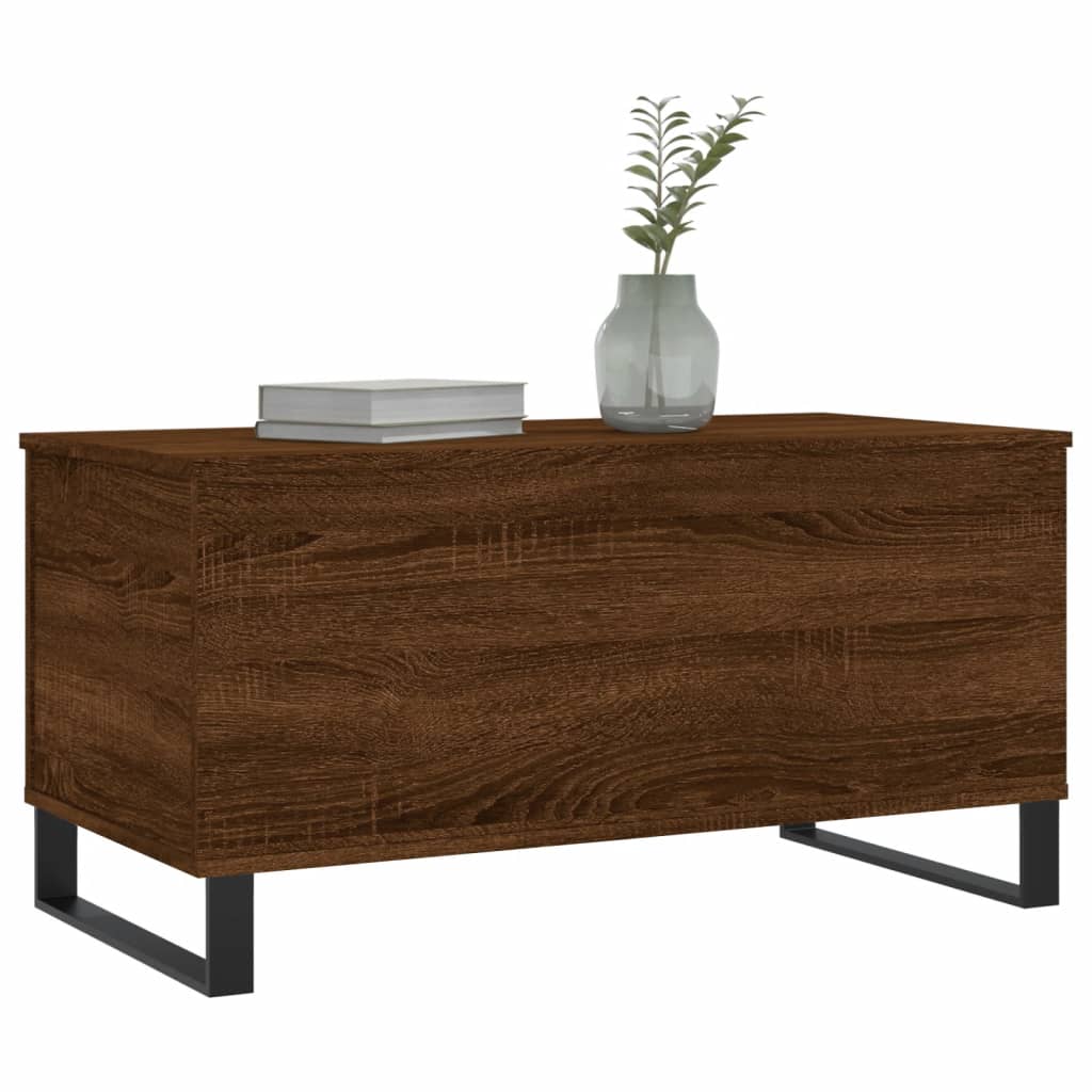 Salongbord Sofabord Brun Eik 90x44,5x45 cm