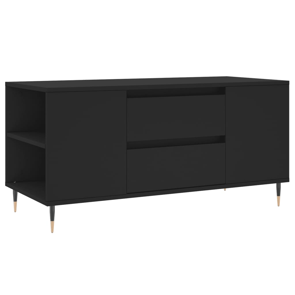 Salongbord Sofabord Svart 102x44,5x50 cm