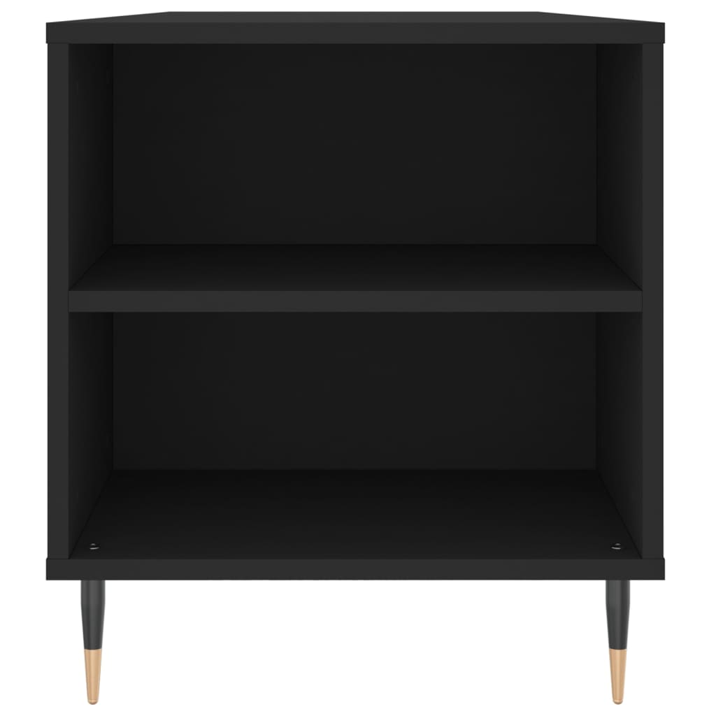 Salongbord Sofabord Svart 102x44,5x50 cm
