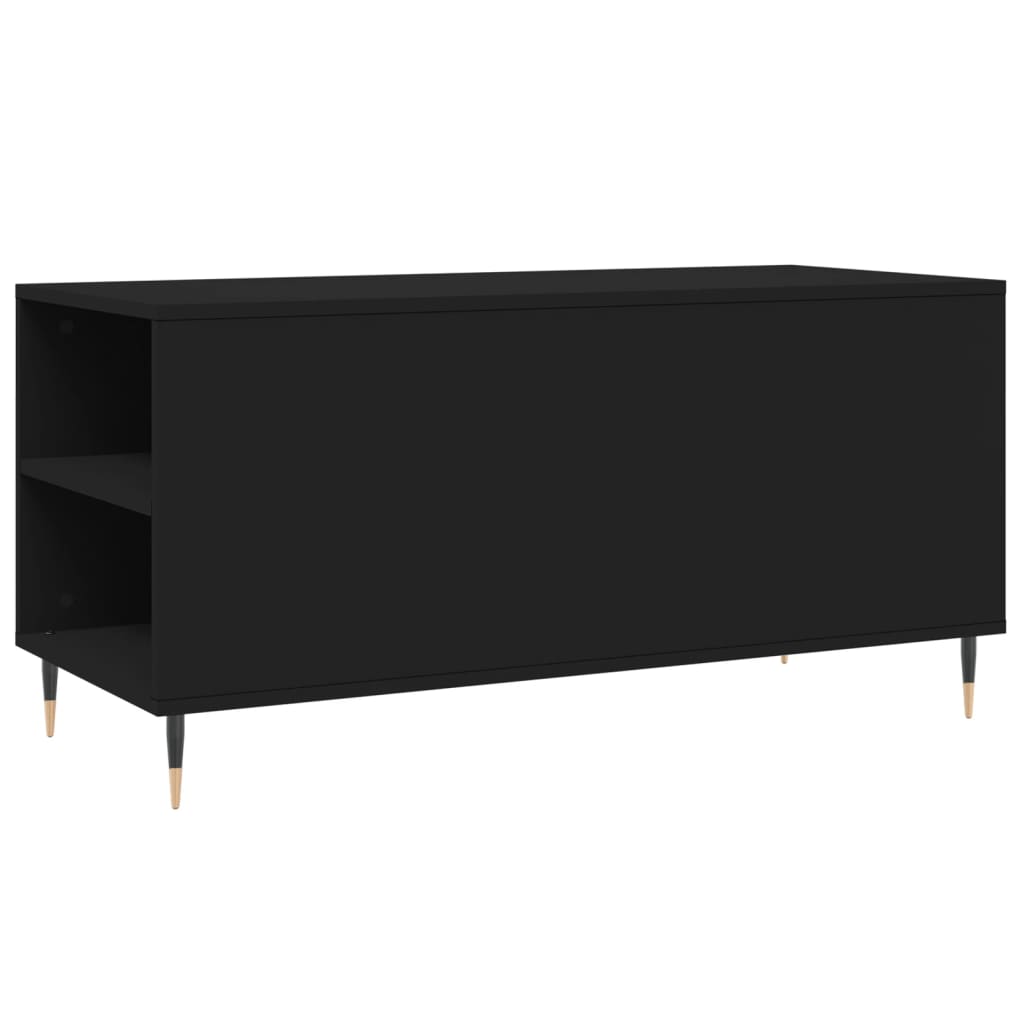 Salongbord Sofabord Svart 102x44,5x50 cm