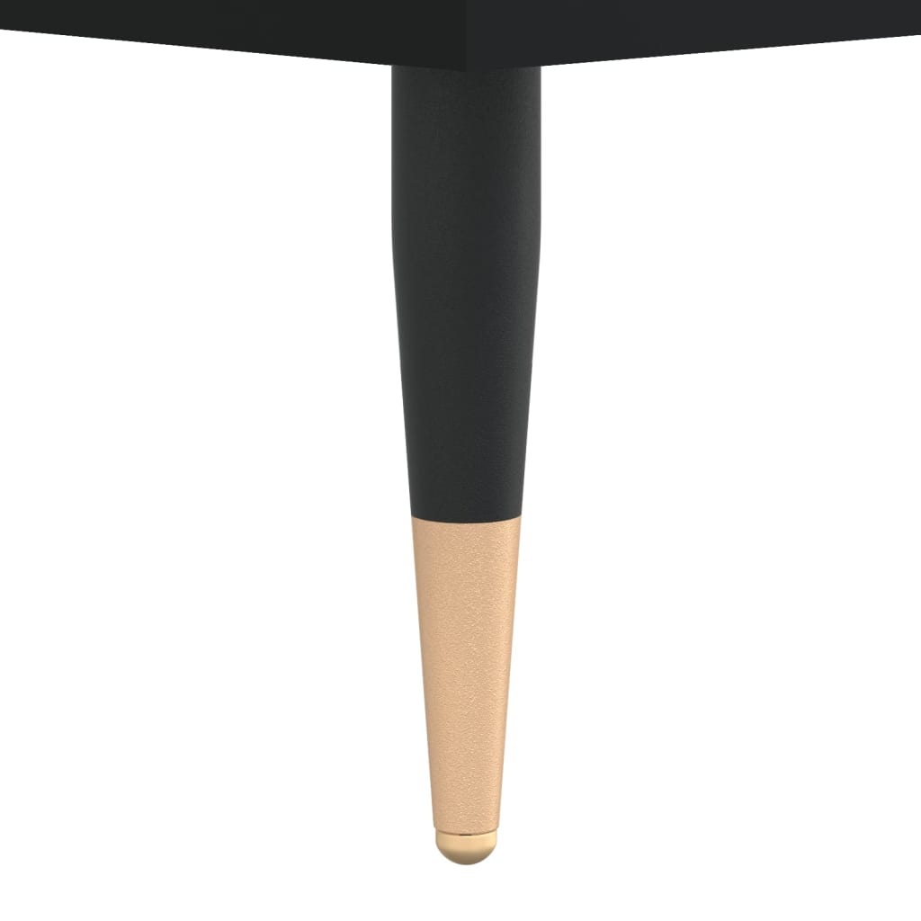 Salongbord Sofabord Svart 102x44,5x50 cm