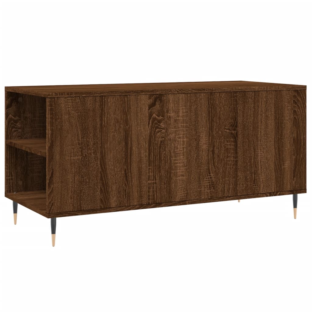 Salongbord Sofabord Brun Eik 102x44,5x50 cm