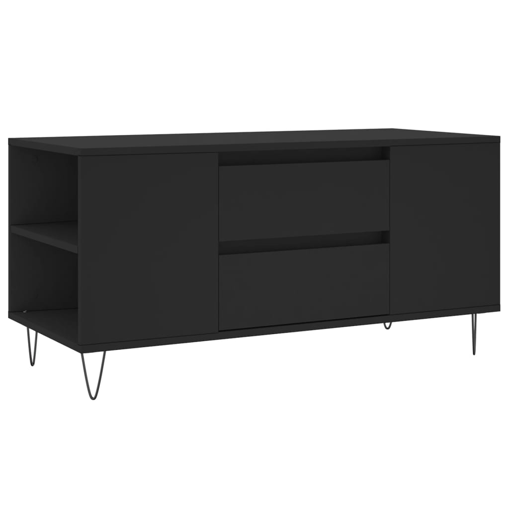 Salongbord Sofabord Svart 102x44,5x50 cm