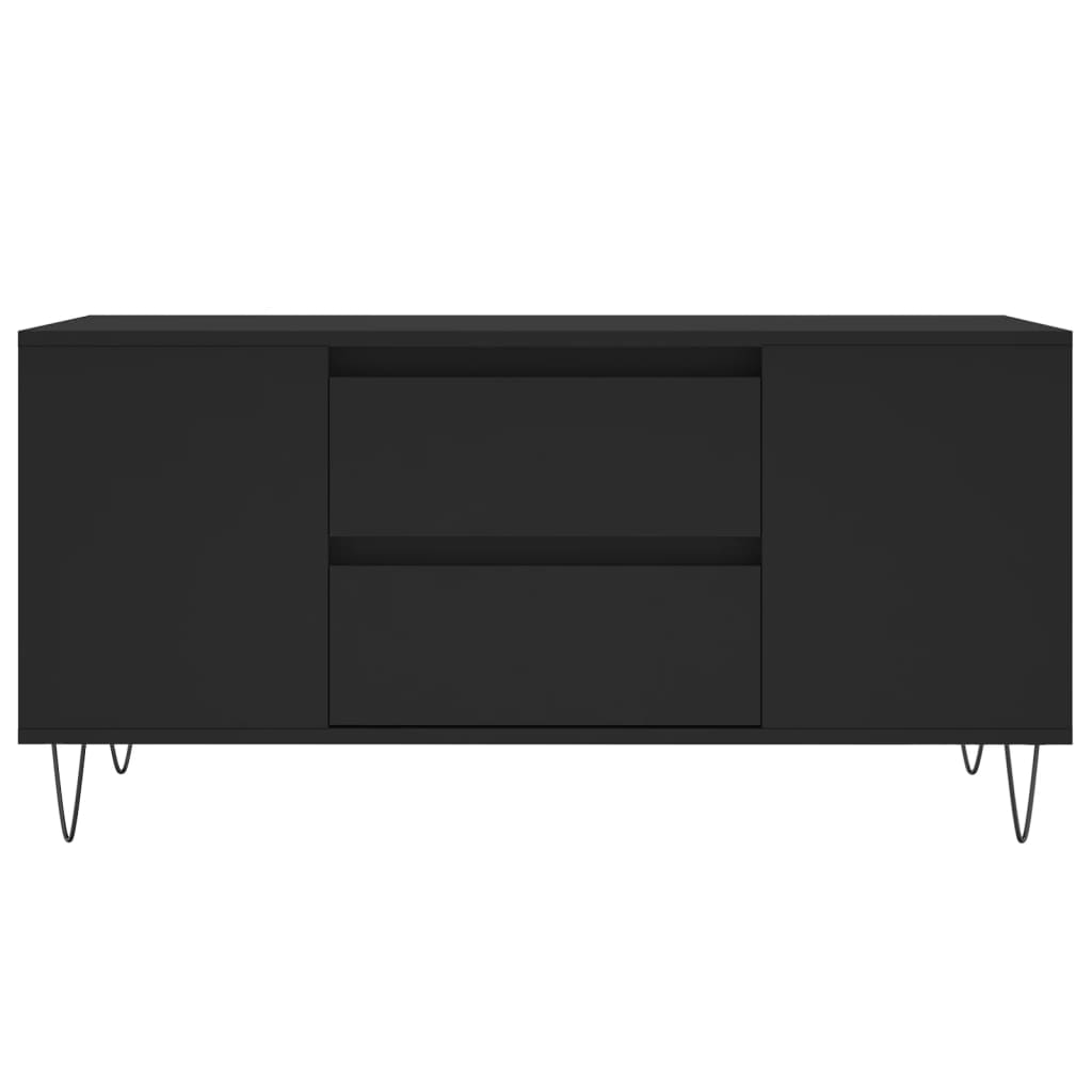 Salongbord Sofabord Svart 102x44,5x50 cm