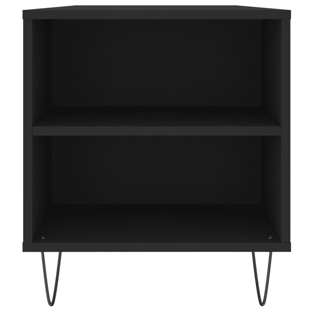 Salongbord Sofabord Svart 102x44,5x50 cm