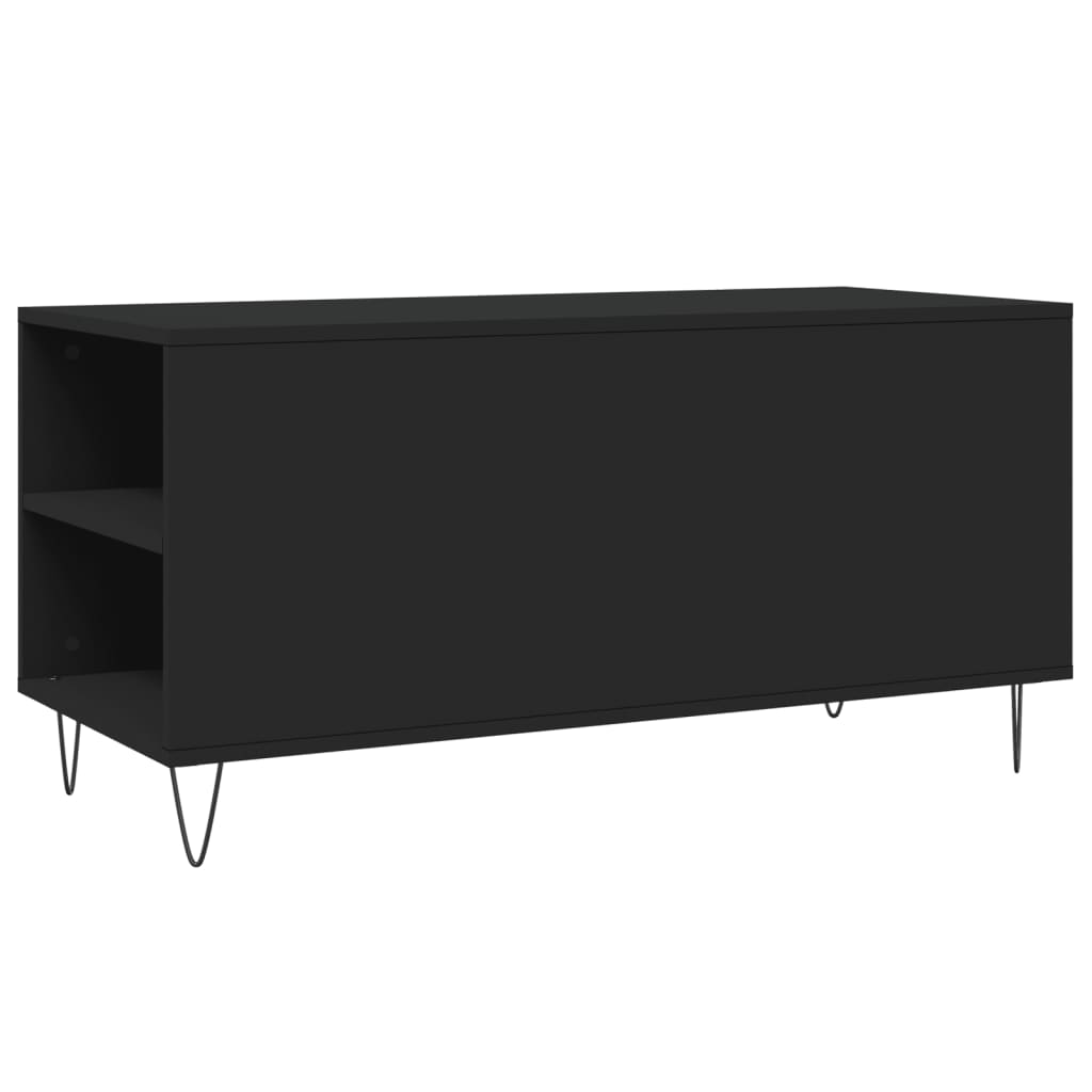 Salongbord Sofabord Svart 102x44,5x50 cm