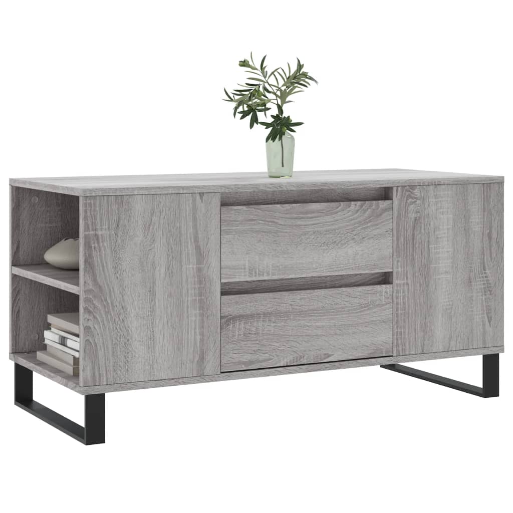 Salongbord Sofabord Sonoma Grå 102x44,5x50 cm