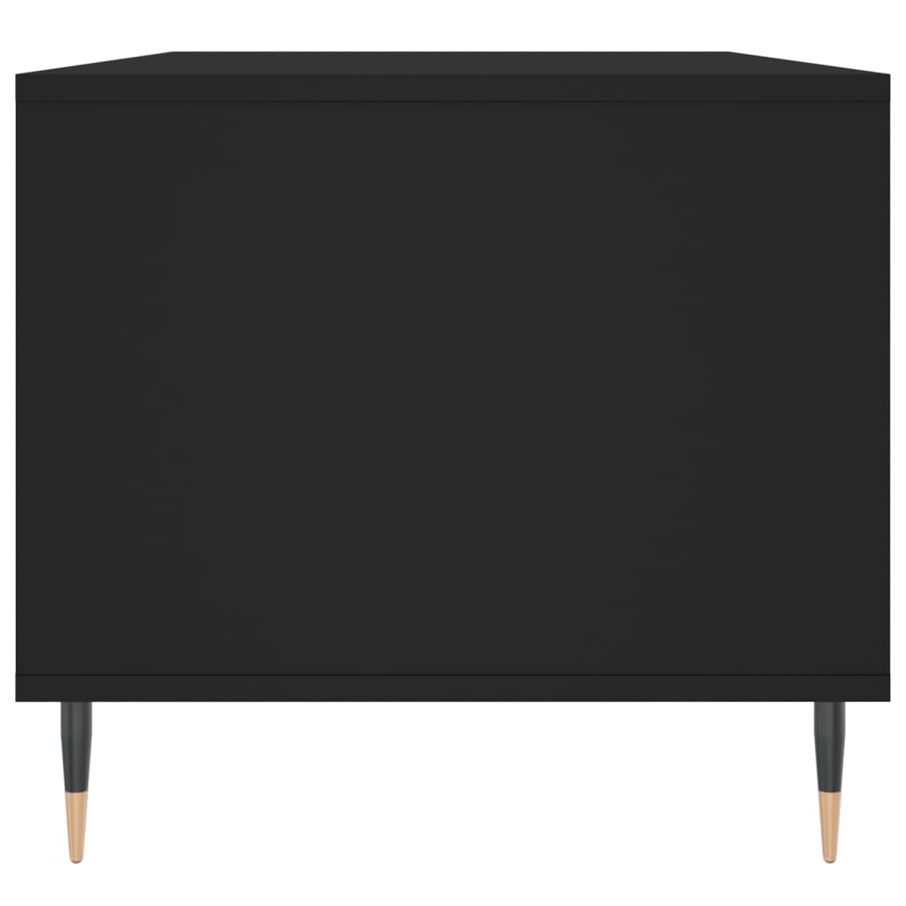 Salongbord Sofabord Svart 90x49x45 cm