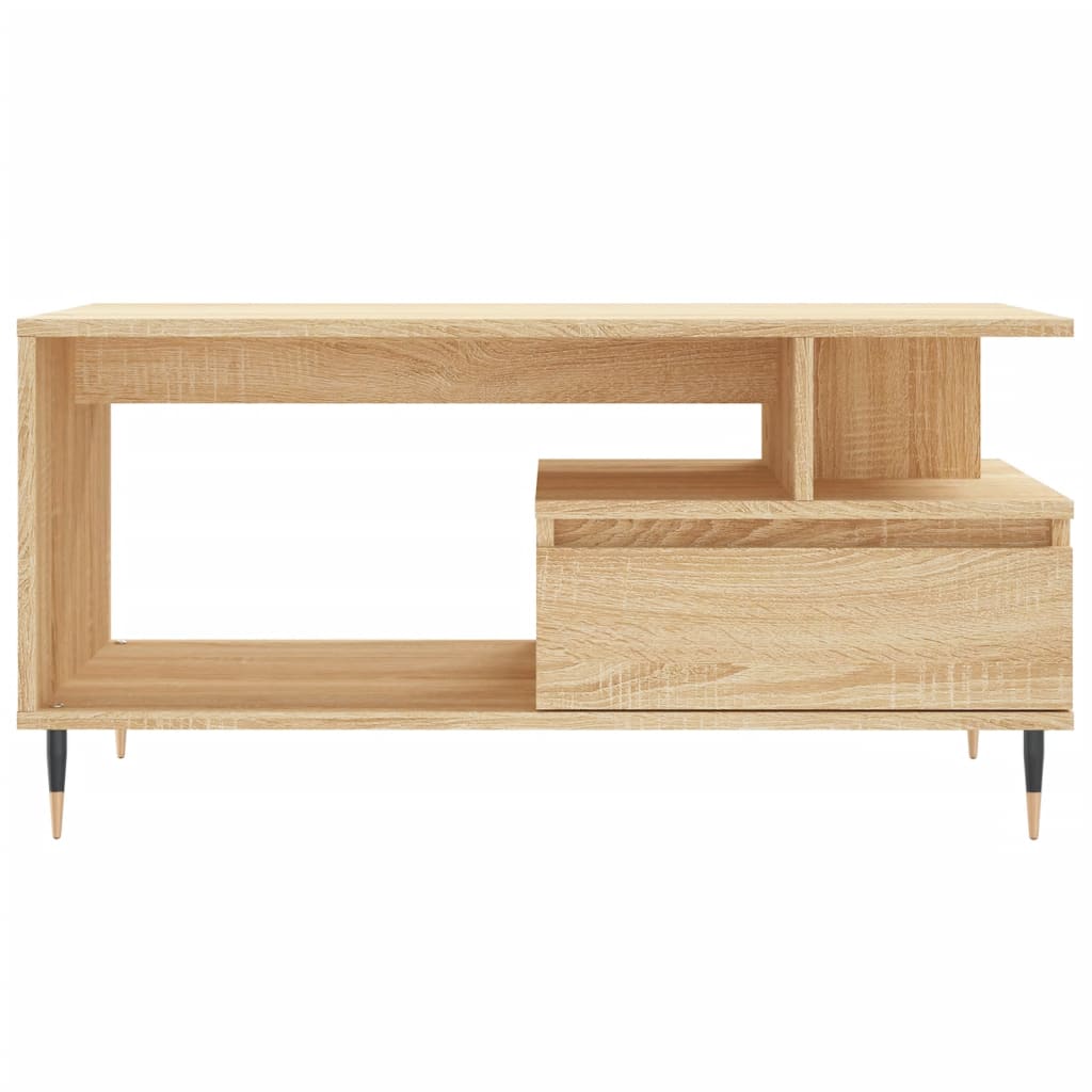 Salongbord Sofabord Sonoma Eik 90x49x45 cm