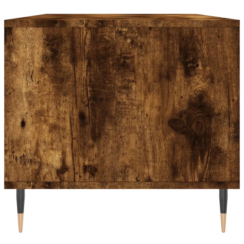 Salongbord Sofabord Røkt Eik 90x49x45 cm