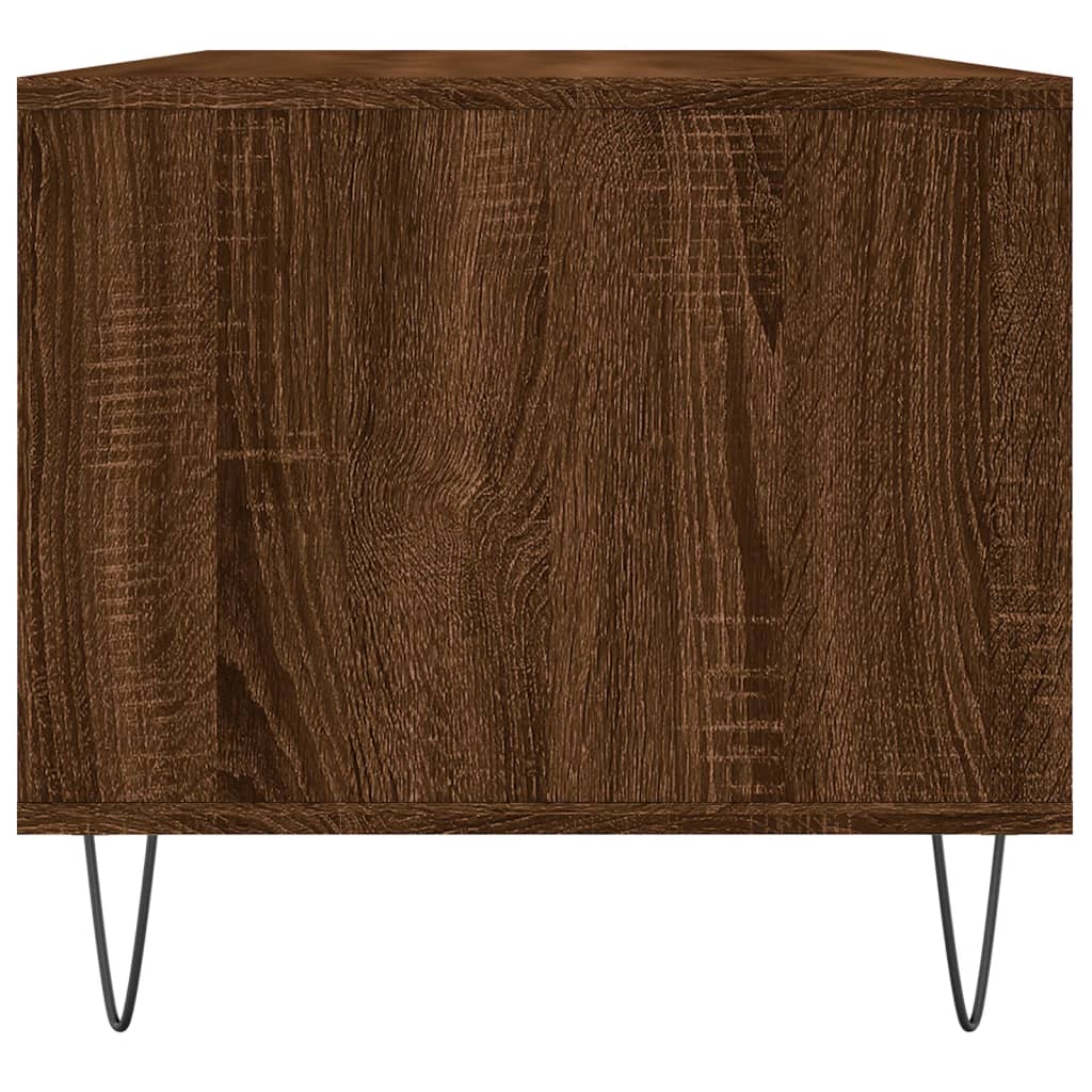 Salongbord Sofabord Brun Eik 90x49x45 cm