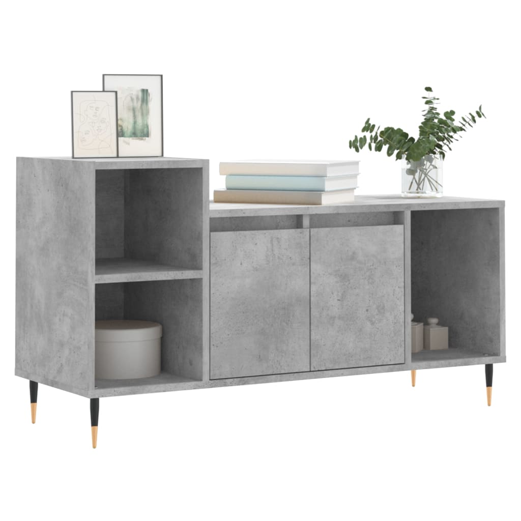 TV-Møbel Betonggrå TV-benk 100x35x55 cm