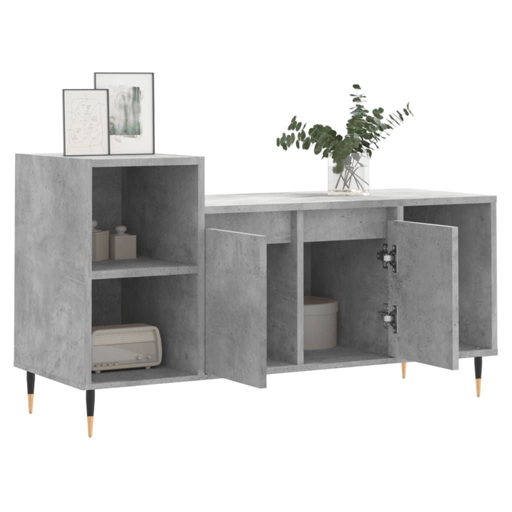 TV-Møbel Betonggrå TV-benk 100x35x55 cm
