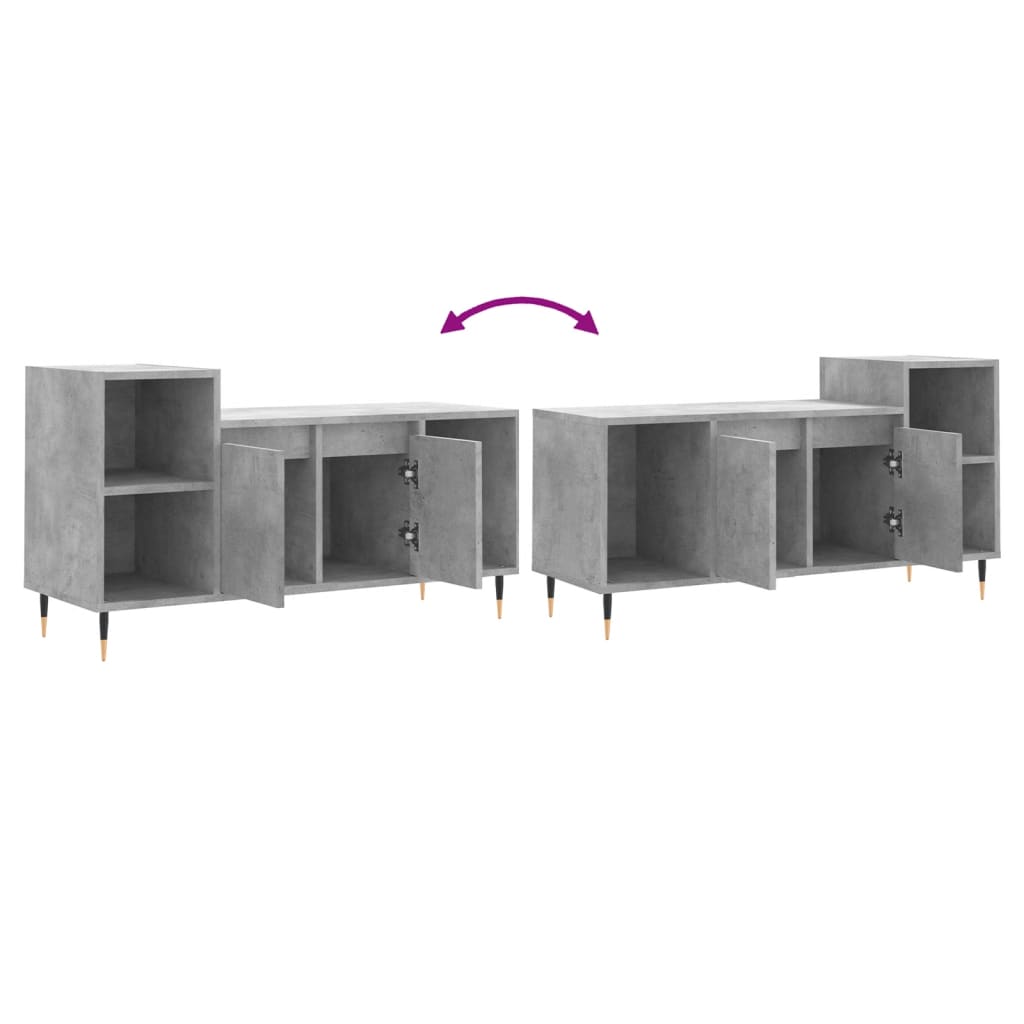 TV-Møbel Betonggrå TV-benk 100x35x55 cm
