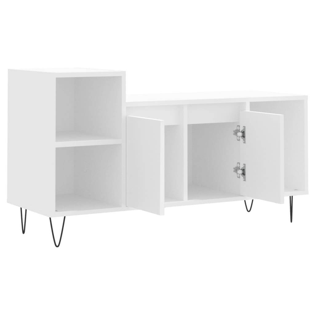 TV-Møbel Hvit TV-benk 100x35x55 cm