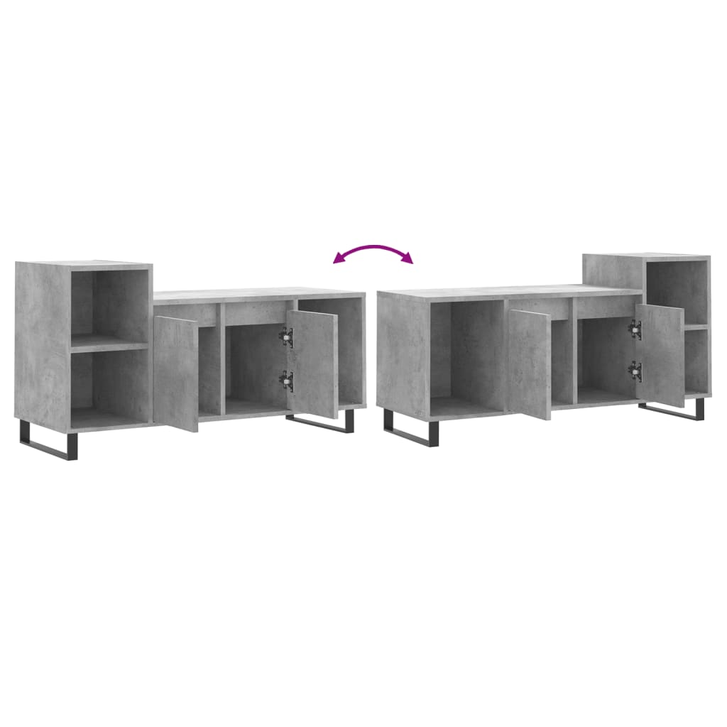 TV-Møbel Betonggrå TV-benk 100x35x55 cm