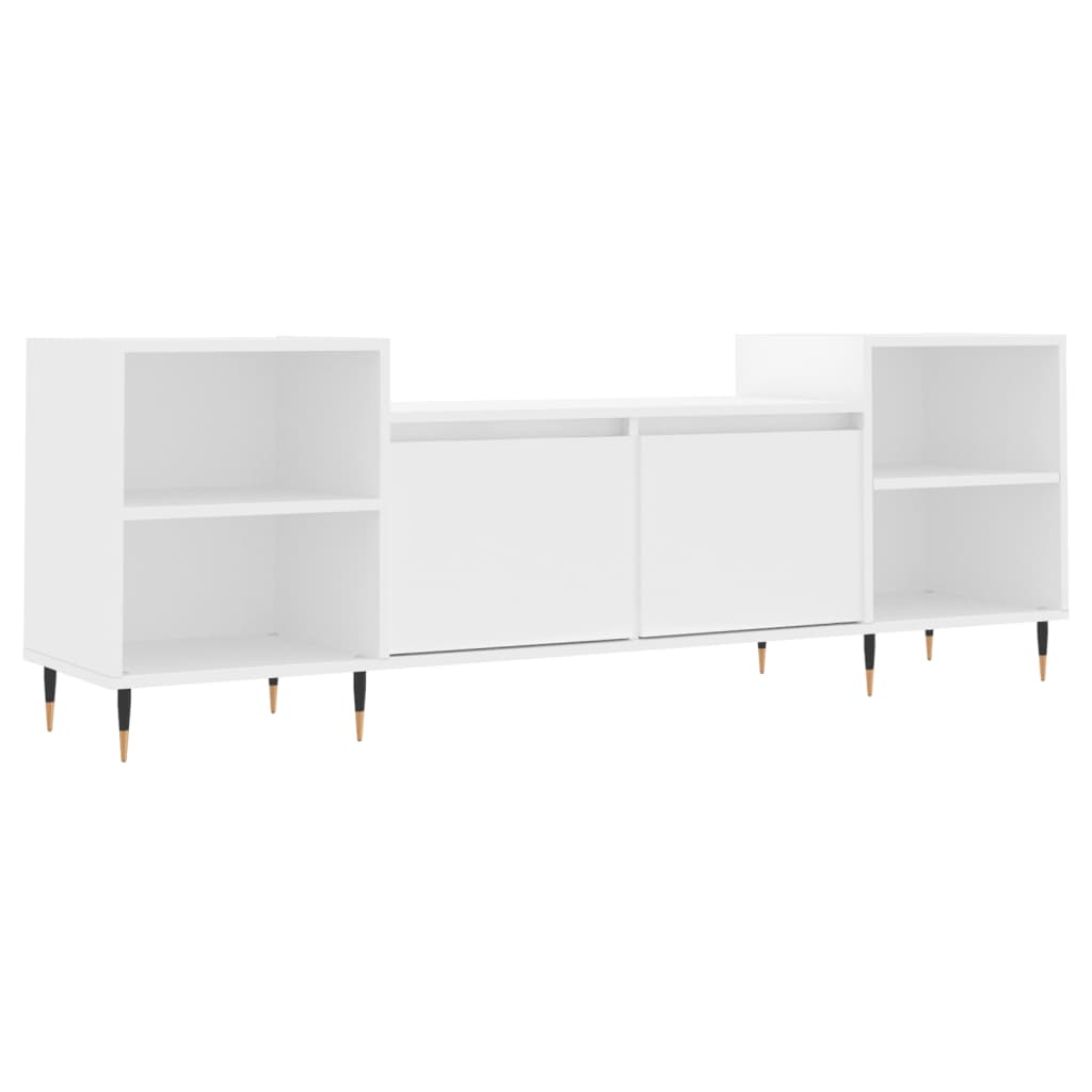 TV-Møbel Hvit TV-benk 160x35x55 cm