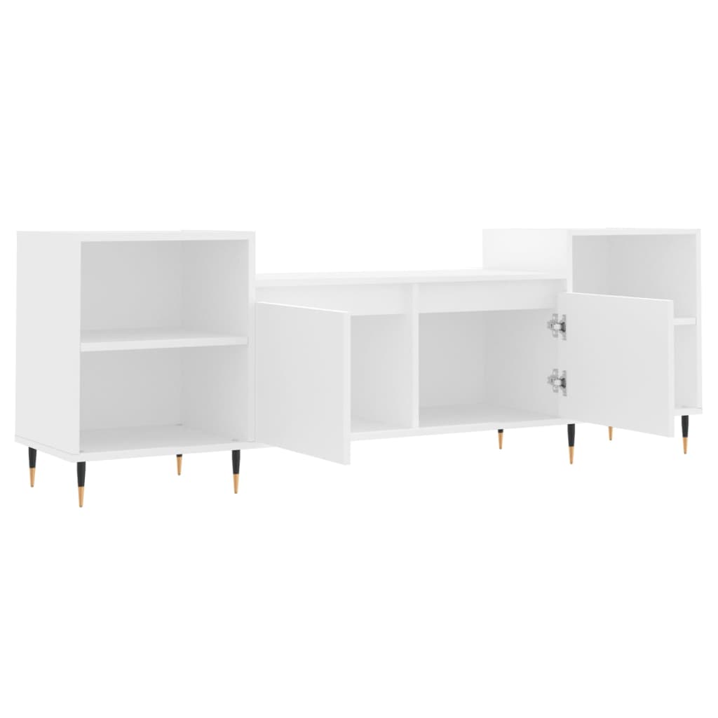 TV-Møbel Hvit TV-benk 160x35x55 cm