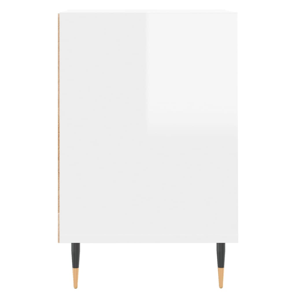 TV-Møbel Høyglans Hvit Tv-benk 160x35x55 cm