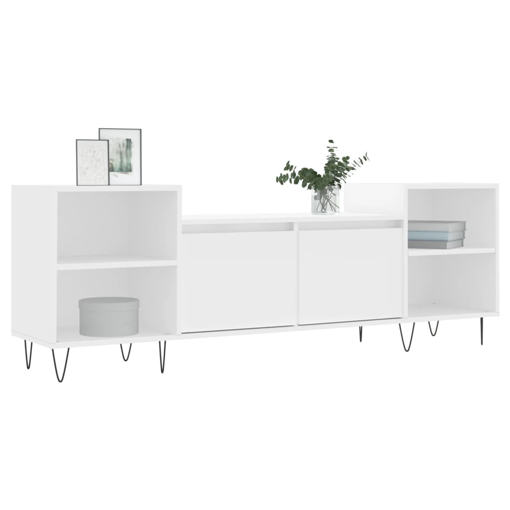 TV-Møbel Hvit Tv-benk 160x35x55 cm