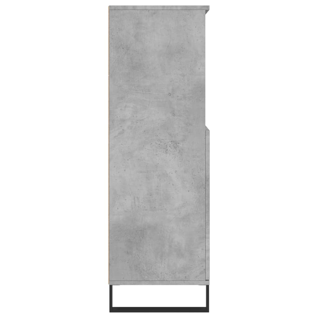 Skap Betonggrå 60x36x110 cm