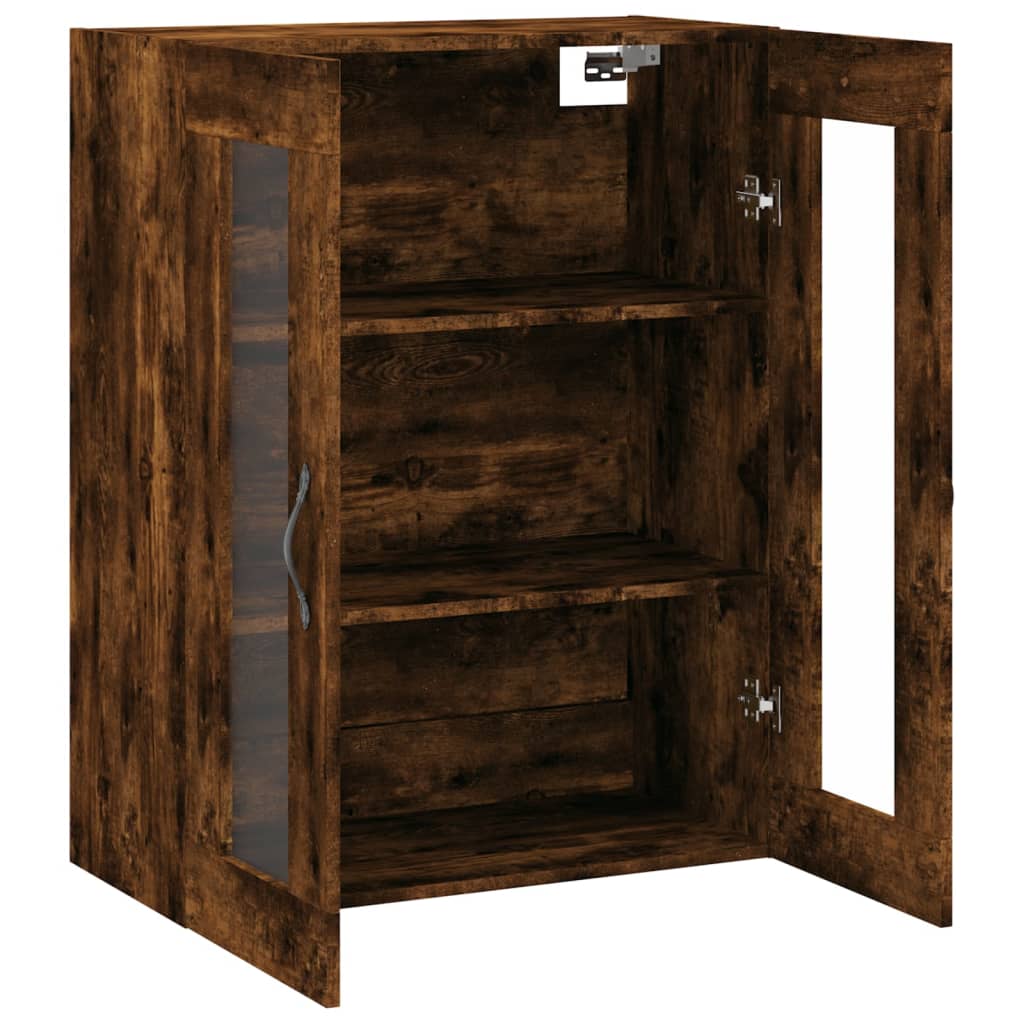 Veggskap Røkt Eik 69,5x34x90 cm