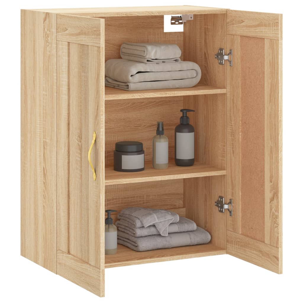 Veggskap Sonoma Eik 69,5x34x90 cm