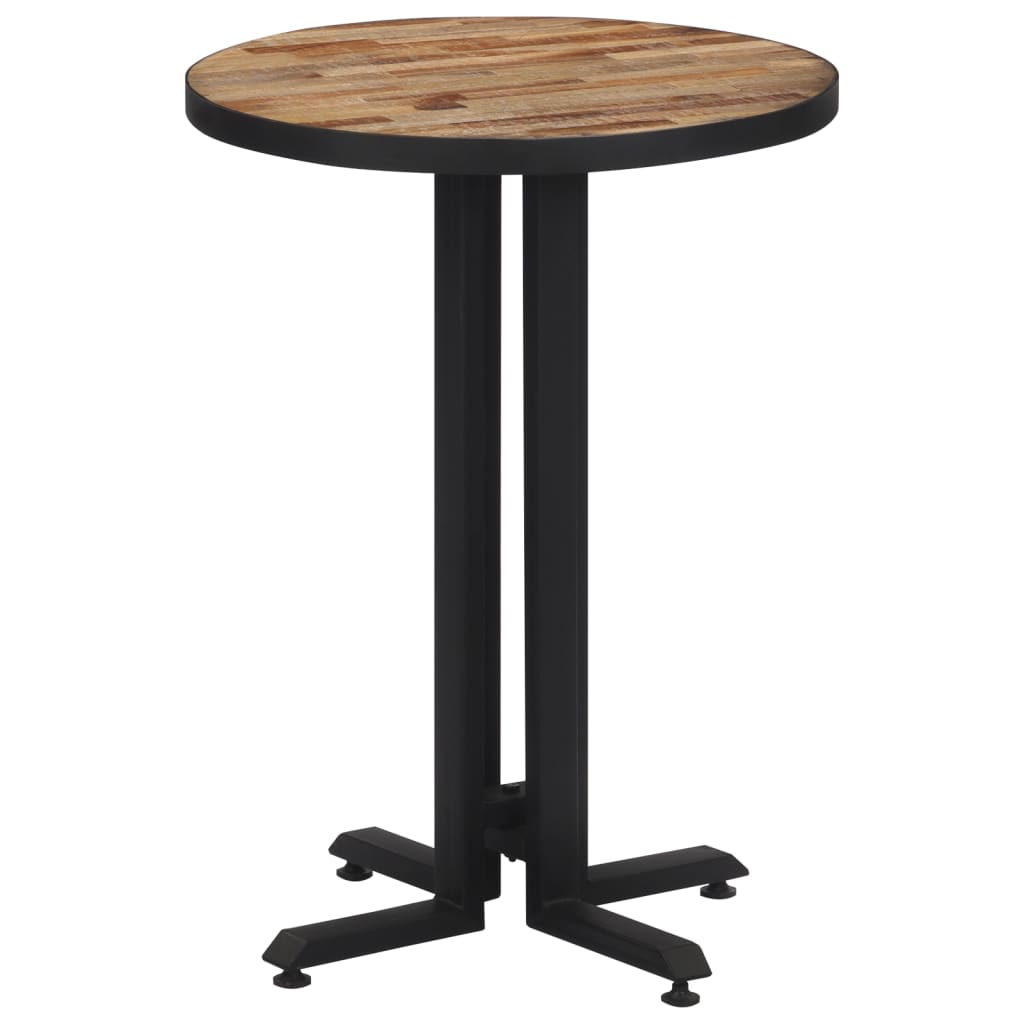 Hagebord Tre Cafébord Bistrobord rundt Ø55x76 cm gjenvunnet heltre