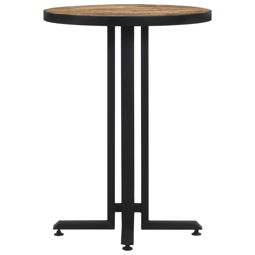 Hagebord Tre Cafébord Bistrobord rundt Ø55x76 cm gjenvunnet heltre