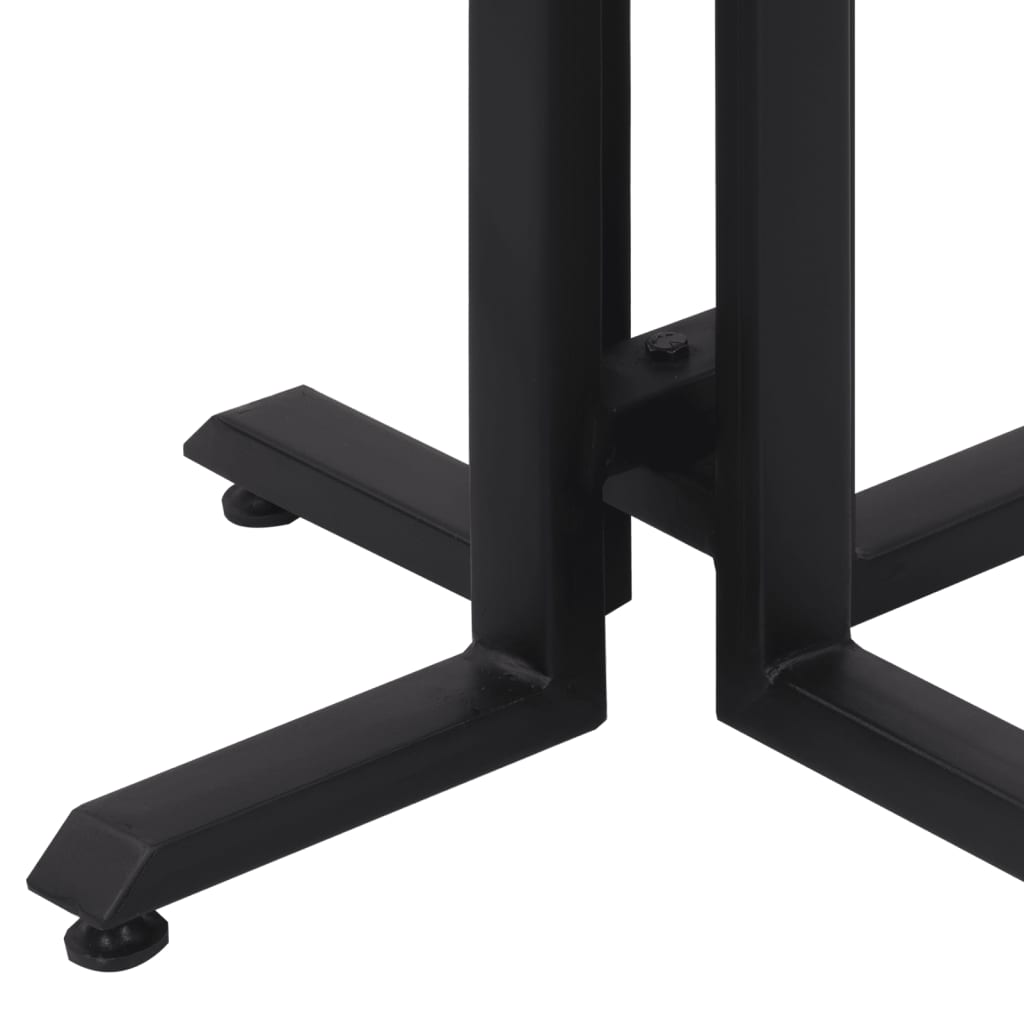 Barbord rundt Ø55x40 cm gjenvunnet heltre teak
