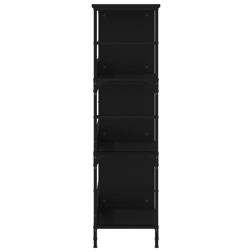 Bokhylle Svart 78,5x33x117,5 cm